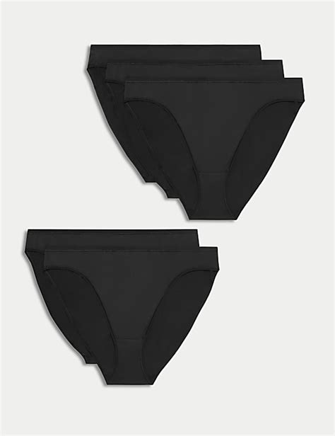 Buy 5pk Microfibre High Leg Knickers at Marks & Spencer