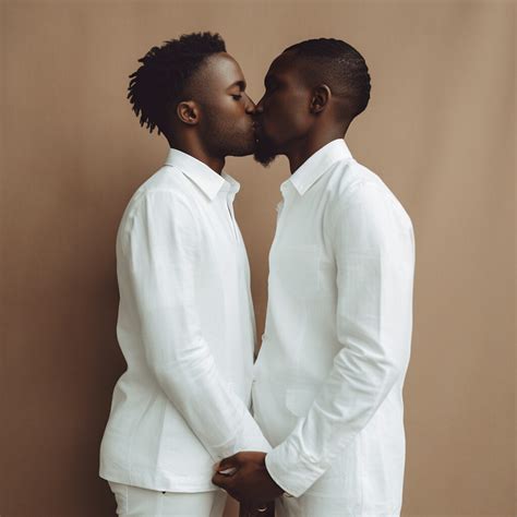 Black Men Love Lgbt Couple Kissing Gay P, Arts numériques par Raphael ...