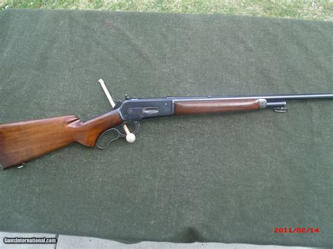 Winchester model 71 lever action rifle