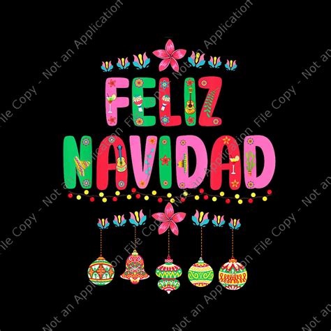 Feliz Navidad Mexican Christmas Png, Feliz Navidad Xmas Lights Png ...
