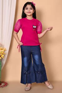 Tkameez Girls Disney Princess Party(Festive) Dress Jeans, Tunic Price ...