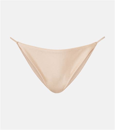 Bare Minimum bikini bottom in beige - Jade Swim | Mytheresa