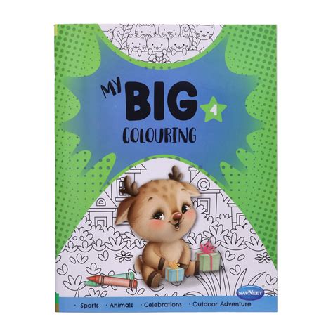 Navneet My Big Colouring Book -III and IV Bold, big and eye-catching i