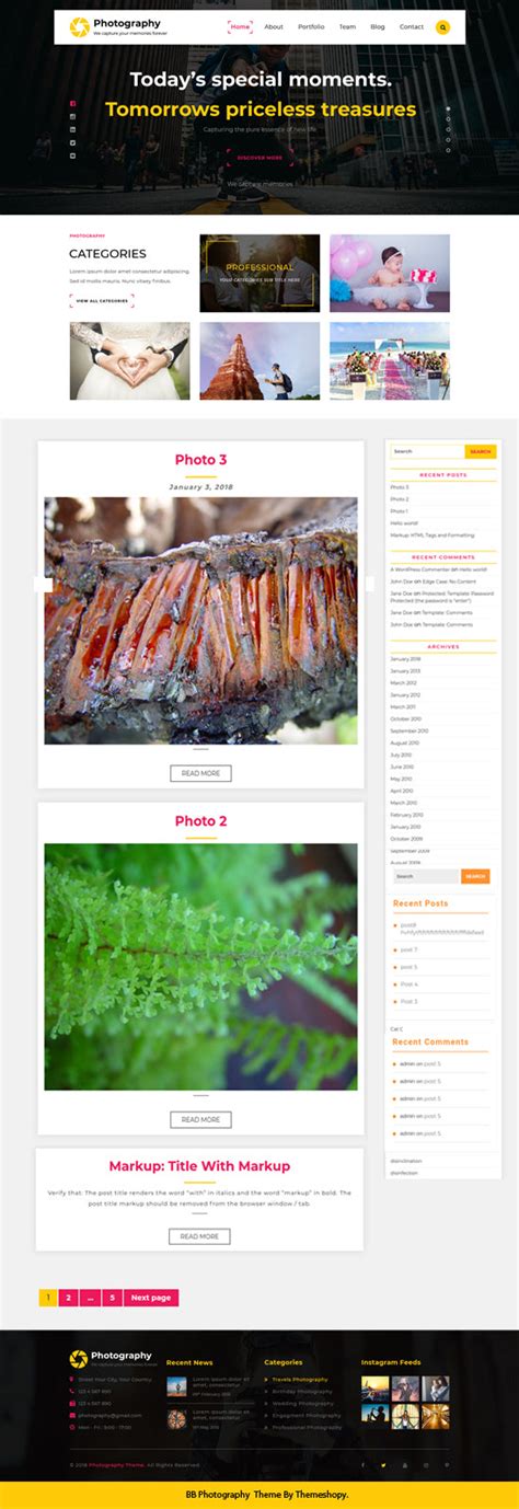TS Photography Theme for Creative & Professional Portfolios – Themescaliber