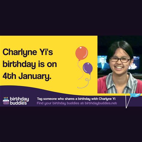Charlyne Yi's birthday is 4th January 1986