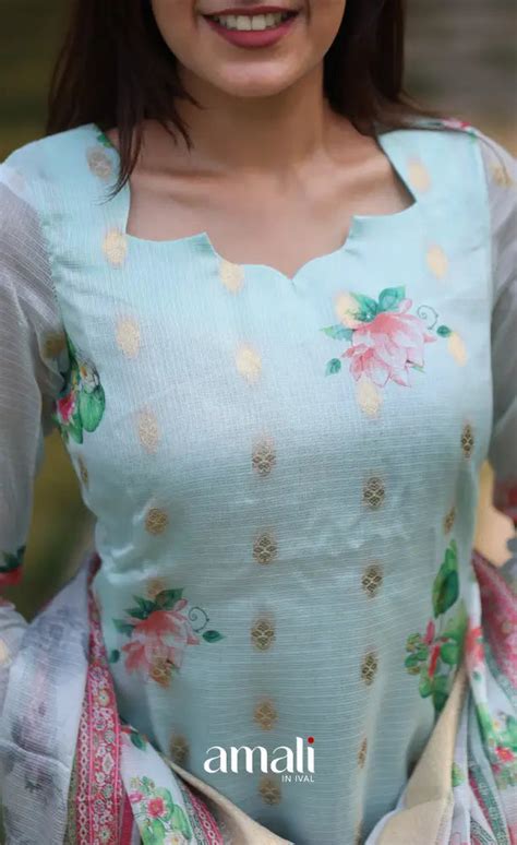 Tara Kota Salwar - Light Teal Blue – Amali Salwars