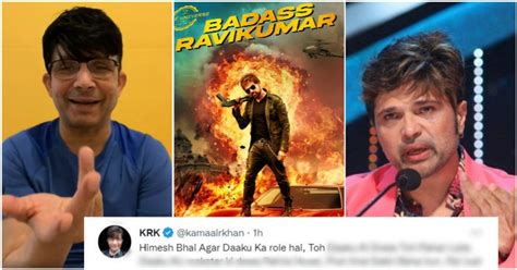 KRK Trolls Himesh Reshammiya For Badass Ravikumar & People Are In Splits