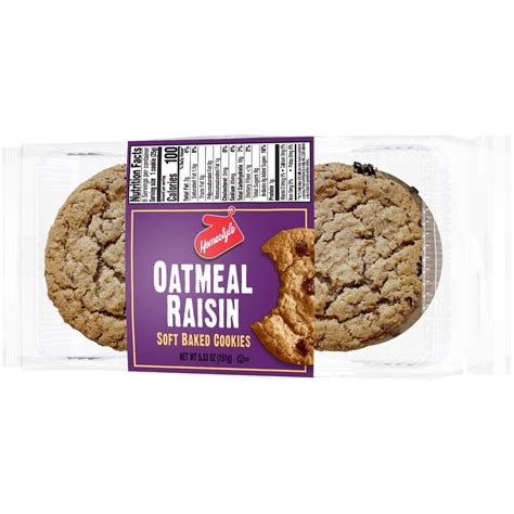 Homestyle Soft Baked Oatmeal Raisin Cookie 6 Count, Ready to Eat, Kosher Dairy, Contains: Eggs ...