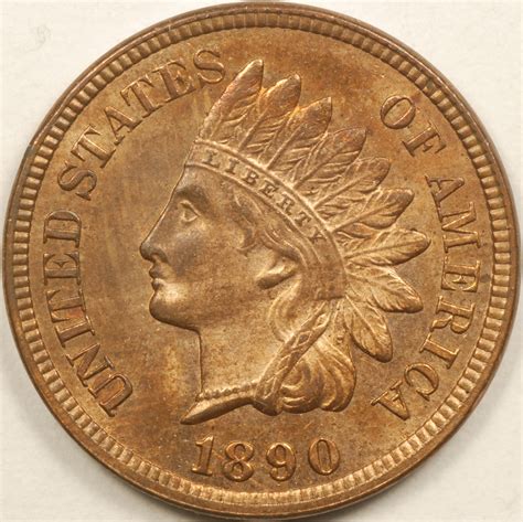 1890 INDIAN HEAD CENTS