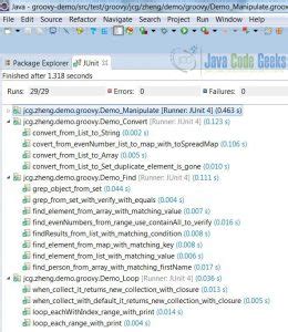 Groovy Test Cases 的图像结果