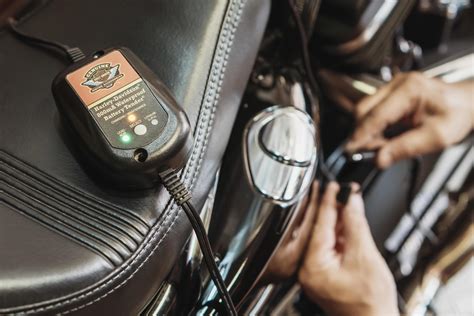 BANGKOK,THAILAND - February 22,2023- Battery Charger Maintainer Trickle for Harley Davidson ...