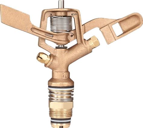 Fieldstar Heavy Brass Impact Drive Sprinkler Garden Watering Irrigation ...