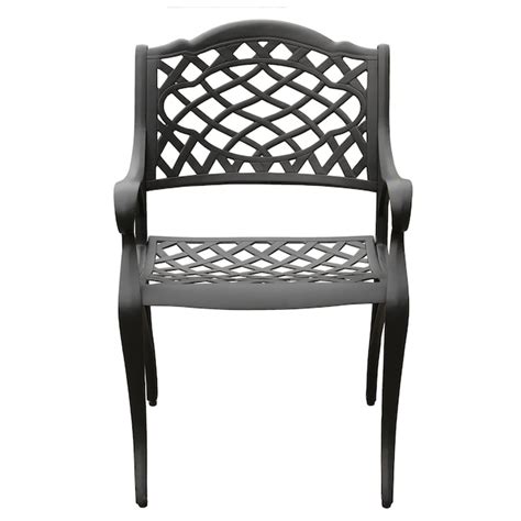 Oakland Living Cast Aluminum Weatherproof Patio Dining Set 5-Piece ...