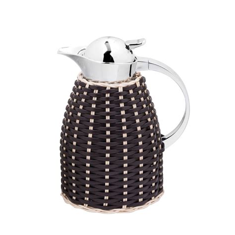 GIOBAGNARA · Venice Shop · Leather and rattan carafe - Chantilly ...