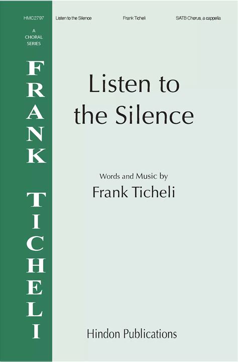 Frank Ticheli Choral Series - Hinshaw Music, Inc.