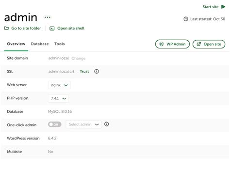 Local WordPress 的图像结果