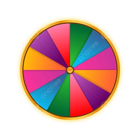 Colorful Spin Circle, Golden, Circle, Colorful PNG and Vector with ...