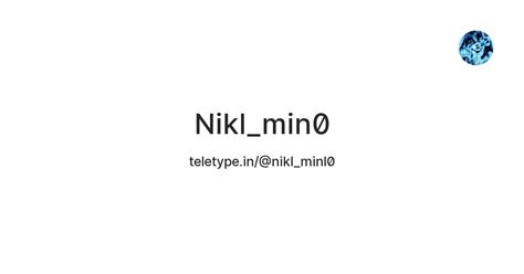 Nikl_min0 — Teletype