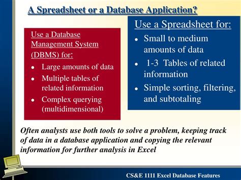 Image result for Using Excel as a Database Tool