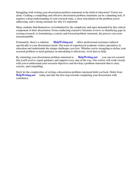 Sample Problem Statement for Dissertation 的图像结果