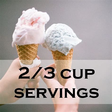 Ice Cream Serving Sizes at Gemma Nock blog