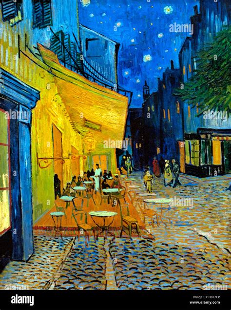 Vincent Van Gogh Cafe Terrace At Night Wallpaper