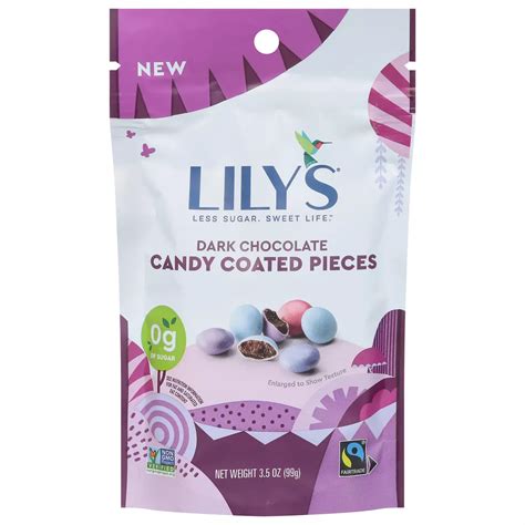 Lily's Dark Chocolate Candy Coated Pieces - Shop Candy at H-E-B