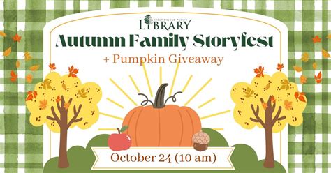 Autumn Family Storyfest, Coeur d'Alene Public Library, Coeur D Alene ...