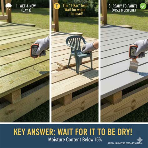 How Long Should Treated Lumber Dry Before Painting: Key Answer