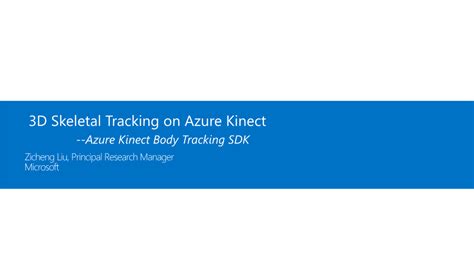 Image result for Azure Kinect Body Tracking SDK