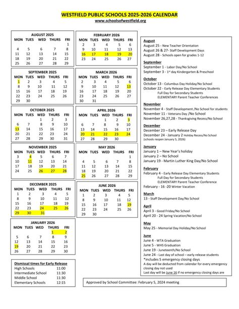 School Calendars - EduCounty