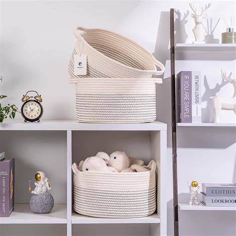 Buy Laughbird Closet Organizers and Storage Toy Bin Woven Cube Shelf ...