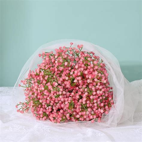 Babys Breath Artificial Flowers, Pink Baby Breath Flowers Artificial ...