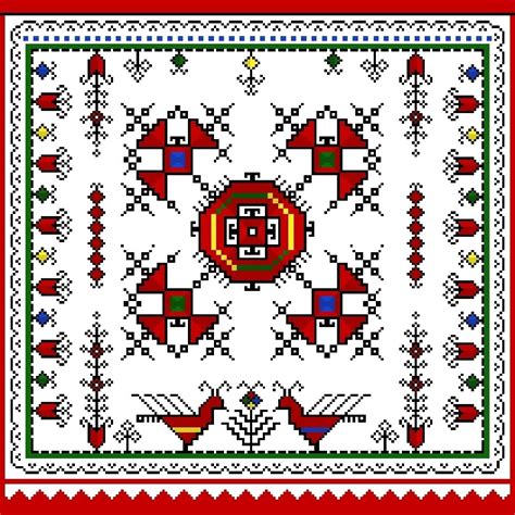Чувашская вышивка: схемы для создания шедевров - COLLECTION-DESIGN.RU