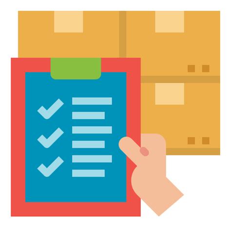 Customs - Free shipping and delivery icons