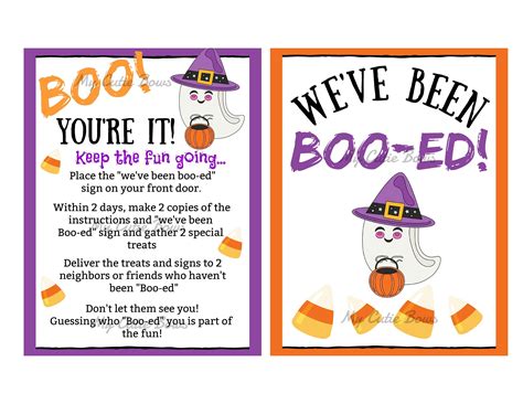 You've Been Booed Game Web Start A New Halloween Tradition In Your ...