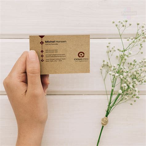 Kraft Board Business Card - THE PRINTINK