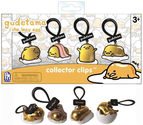 Sanrio Collector Clips Gudetama Figure 4-Pack Gold India | Ubuy
