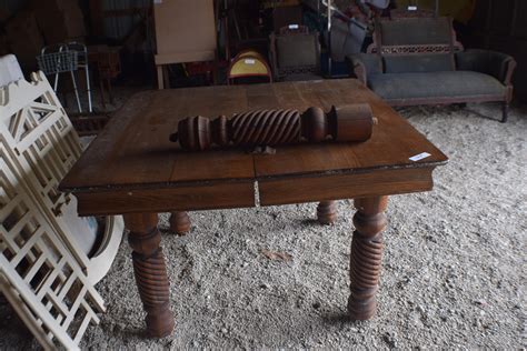 Spindle Leg Table Antique at Anderson Drews blog