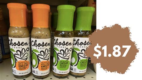$1.87 Chosen Foods Dressing at Publix (reg. $8.25) :: Southern Savers