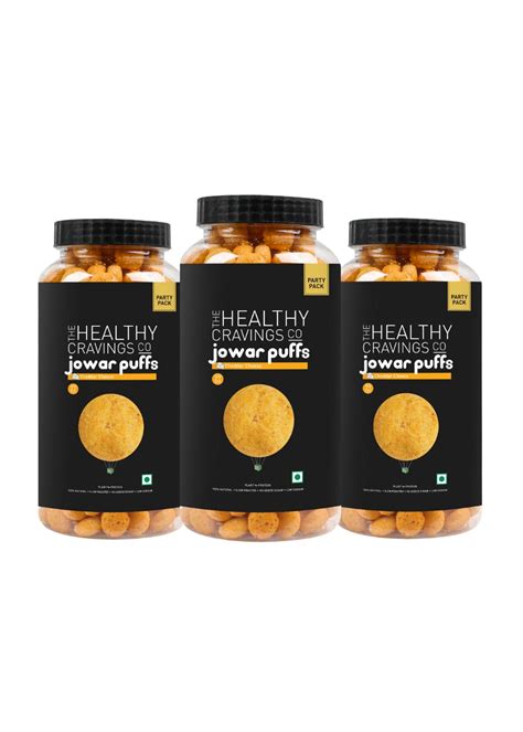 Get Roasted Jowar Puff Snacks - Cheddar Cheese (Gifting Jars of 3 ...