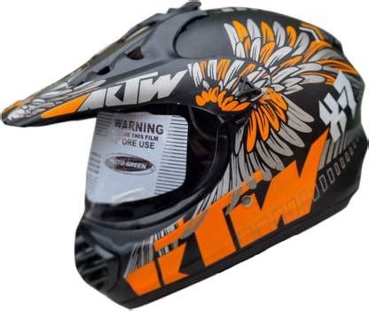 FOROLY Auto Green X-7 KTM ABS Material with Rainbow visor Motorbike ...