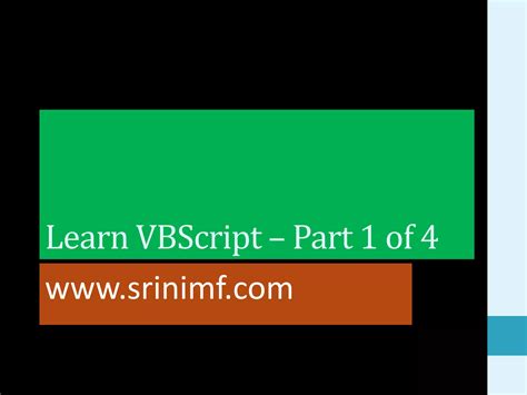 Image result for Simplycoded VBScript Basic Tutorials in Order