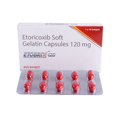 Etobrix-120 Softgel Capsule 10'S Price, Uses, Side Effects, Composition ...