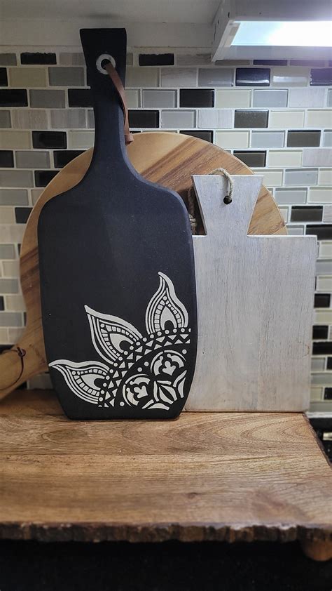 Rustic Farmhouse Country Style Decor, Boho Cutting Board Decor, Kitchen ...