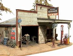 Image result for O Scale Service Station