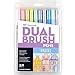 Tombow 56187 Dual Brush Pen Art Markers,Pastel,10-Pack. Blendable,Brush ...