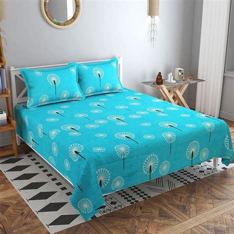 BSB HOME Cotton 160 TC Kingston Collection Super King Size Bedsheets ...