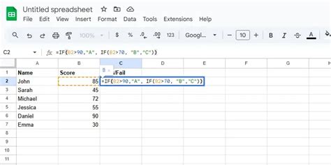 Google Sheets IF Function: Ultimate Guide - GeeksforGeeks