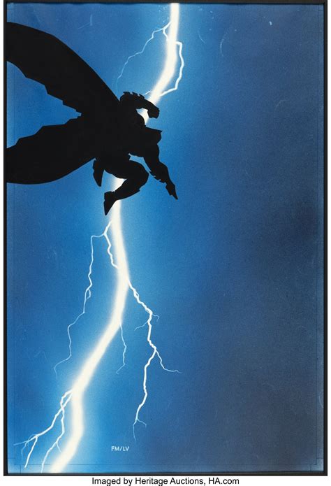 The Dark Knight Returns #1, The Original Published Cover Artwork by ...